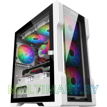 Корпус 1stPlayer Trilobite T3-G (T3-G-WH-4F1-W)